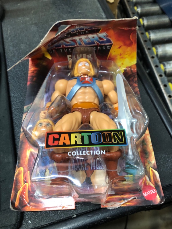 Photo 1 of Masters of the Universe Origins Cartoon Collection Action Figure Faker, 5.5-inch 1980s TV He-Man Dupe, Detailed Design & 16 Joints, Power Sword