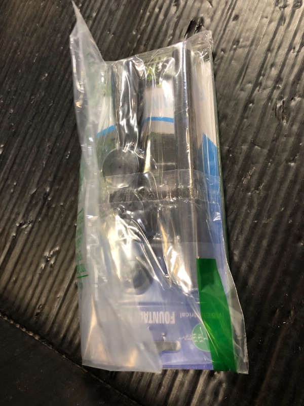 Photo 1 of Plastic Fountain Nozzle 1/2, Fountain Head for Garden, Ponds, Tabletop Fish Ponds, Use for Indoor and Outdoor, 9 Components and 5 Different Shapes for Easy Installation, Pool Aerator Nozzle