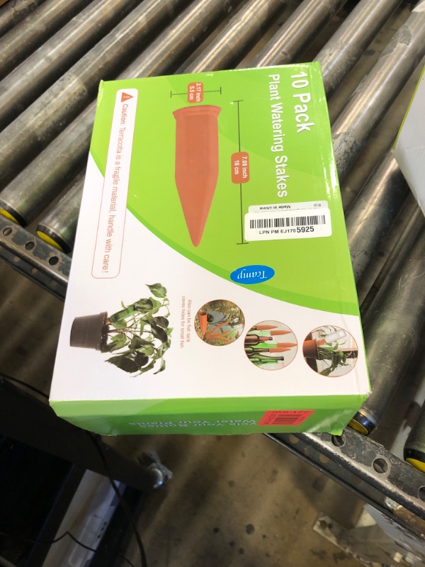 Photo 1 of Tcamp 10 Pack Terracotta Watering Spikes, Plant Watering Devices Wine Bottle Automatic Plant Self Watering Spikes for Vacations, Self-Watering Stakes for Indoor Outdoor Plants