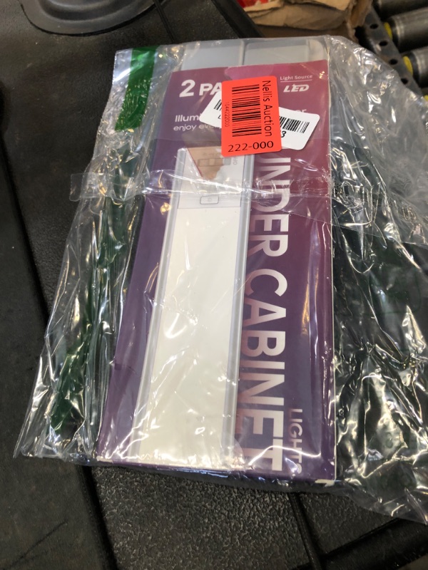 Photo 1 of Under Cabinet Lighting, LED Motion Sensor Light Indoor, 2200mAh USB Rechargeable Closet Lights Battery Operated, Stick On Magnetic Wireless Dimmable Under Counter Lights for Kitchen, Stairs (2 Pack)