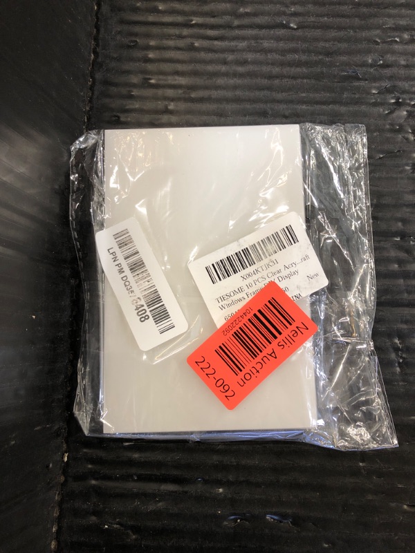 Photo 1 of TIESOME 10 PCS Clear Acrylic Sheet, 6 x 4 x 0.08 inches Acrylic Panels Shatter Resistant Plastic Sheet High Transparency Glass Replacement Picture Frame Board for Craft Windows Frame DIY Display