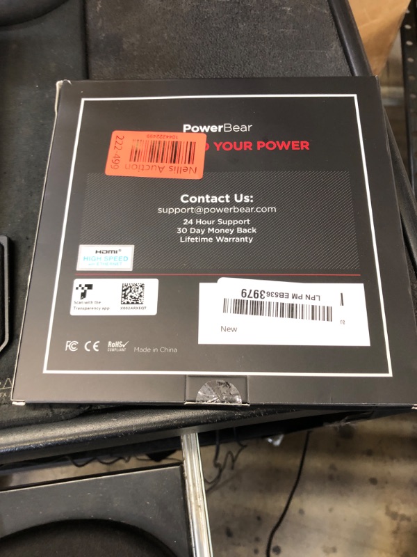 Photo 1 of PowerBear 4K HDMI Cable 10 ft | High Speed Hdmi Cables, Braided Nylon & Gold Connectors, 4K @ 60Hz, Ultra HD, 2K, 1080P, ARC & CL3 Rated | for Laptop, Monitor, PS5, PS4, Xbox One, Fire TV, & More