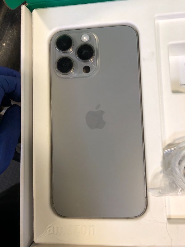 Photo 1 of Apple iPhone 15 Pro Max, 256GB, Natural Titanium - Unlocked (Renewed Premium)