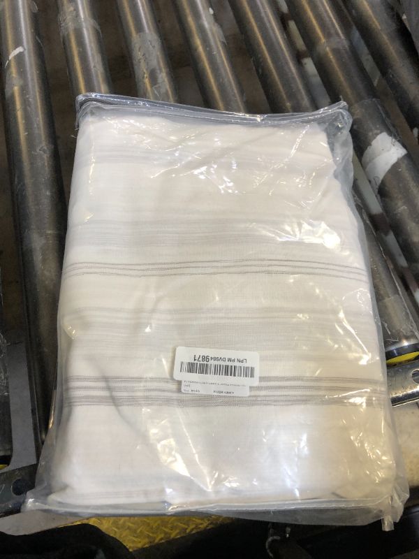 Photo 1 of H.VERSAILTEX Linen 100% Blackout Curtains for Bedroom Full Light Blocking Curtains, Textured Window Curtain for Living Room 84 inch Grommet, Energy Efficient Curtains White Liner(2 Panels, Natural)