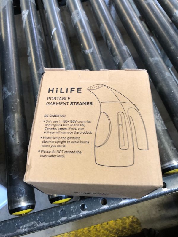 Photo 1 of HiLIFE Steamer for Clothes, Portable Handheld Design, 240ml Big Capacity, 700W, Strong Penetrating Steam, Removes Wrinkle, for Home, Office(ONLY FOR 120V)