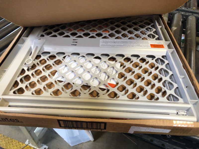 Photo 1 of North States Pet Gate Iii Pressure Mounted White, Gray, 2 x 42 x 26"