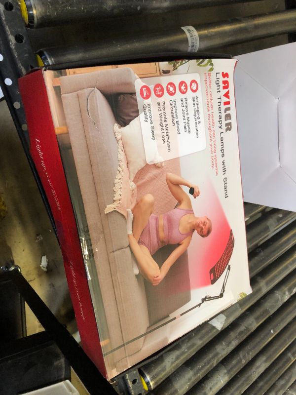 Photo 1 of SAVILER Red Light Therapy, Red Light Therapy for Face and Body with Adjustable Stand, Red Light Therapy for Panel, 660nm & 850nm Infrared Red Light Therapy Device at Home Use