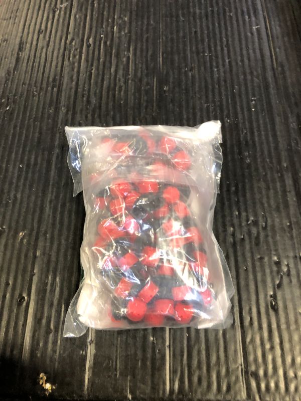 Photo 1 of Fezog 120 Pcs Adjustable Irrigation Drippers Sprinklers, 1/4 Inch Barbed Drip Emitters Drip for 4mm/7mm Tube Watering System (Red/120P)