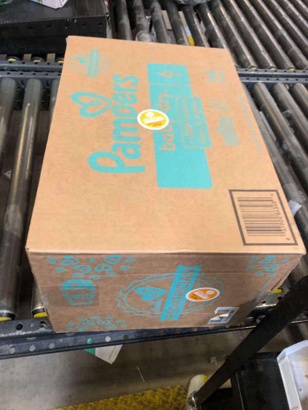 Photo 1 of Pampers Diapers - Baby Dry - Size 6, 144 Count, Absorbent Disposable Infant Diaper (Packaging May Vary)