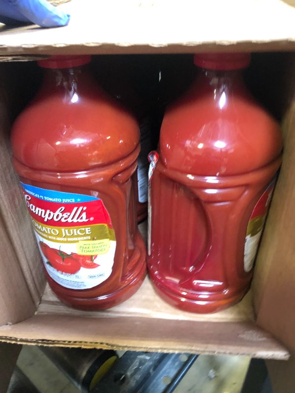 Photo 1 of Campbell’s 100% Tomato Juice, 64 fl oz BottleS
