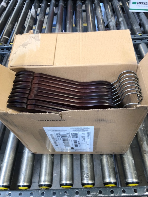 Photo 1 of Wooden Hanger 18 Pack