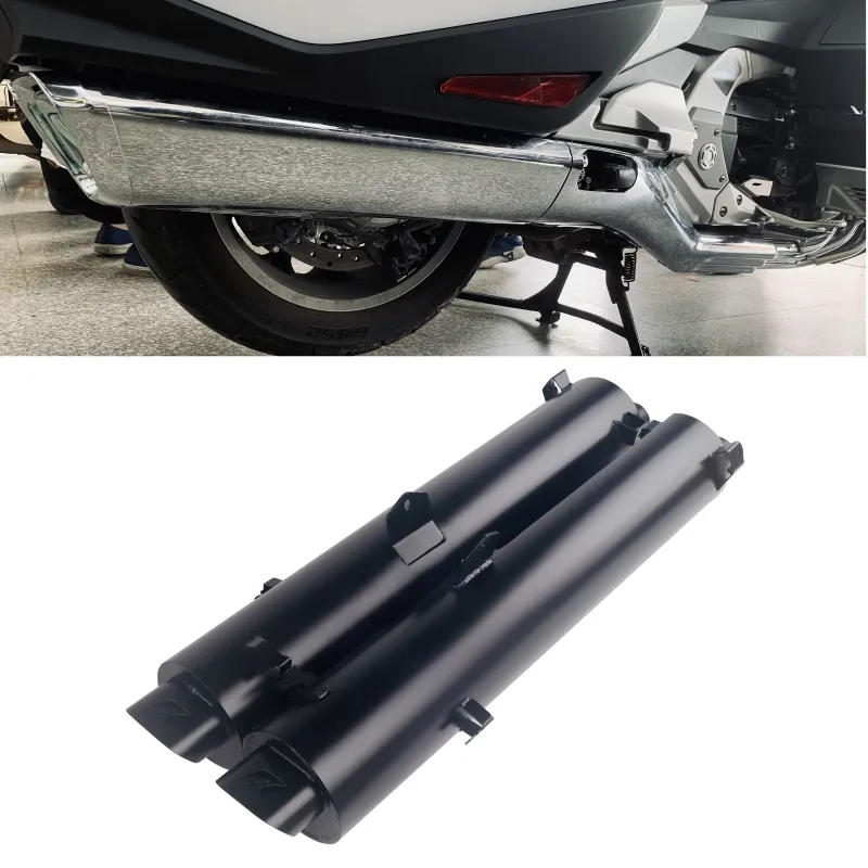 Photo 1 of 4.0'' Slip-on Mufflers for Honda Goldwing 2018-later, Make Your Honda F6B 1800 Goldwing Sounds Rumble, Performance and Torque Increase