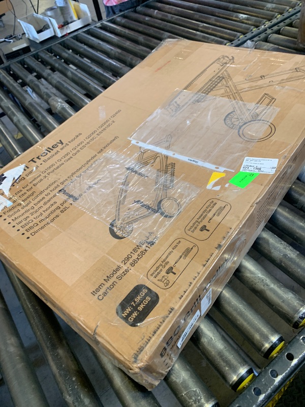 Photo 1 of Portable Cart for Weber Q1200, Q1000, Q2200, Q2000, Q2400, Folding Cart for Outdoor BBQ?Portable Stand for Weber Q Series Gas Grills and Ninja Woodfire OG700 Series