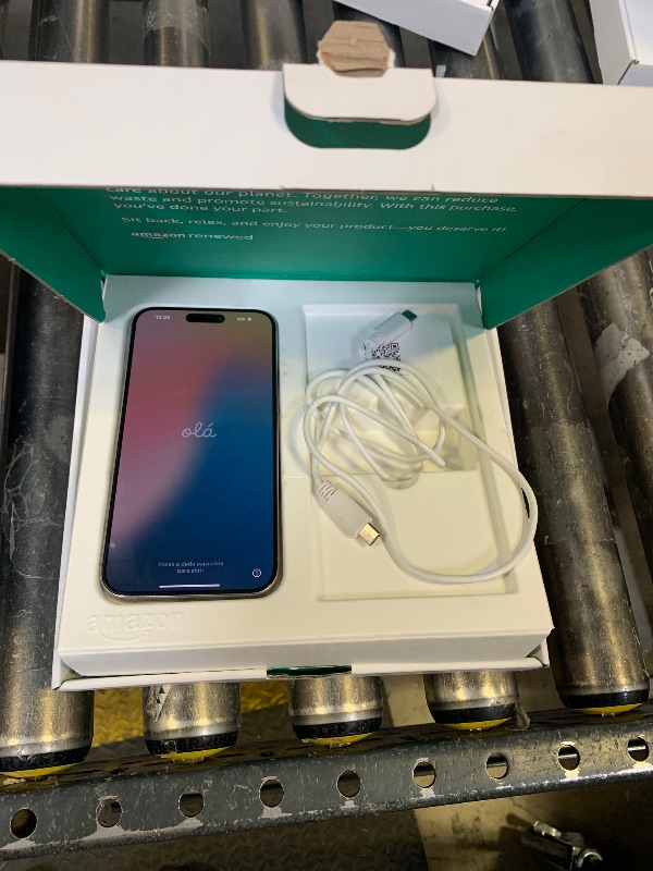 Photo 1 of Apple iPhone 15 Pro Max, 512GB, Natural Titanium - Unlocked (Renewed Premium)