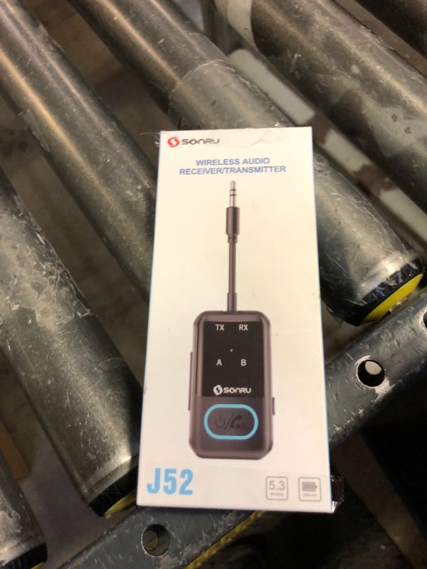 Photo 1 of Bluetooth 5.3 Transmitter Adapter for Airplane 2-in-1 Wireless Bluetooth Audio Transmitter Receiver for 3.5mm Aux Jacks on Flight/TV/Gym Equipment, for up to 2 Wireless Headphones, Cell Phones