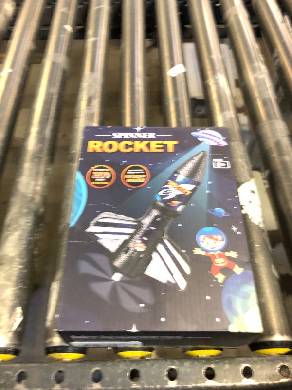 Photo 1 of Rocket Launcher for Kids, Self Launching Motorized Air Rocket Toy, Outdoor Toys for Ages 8-12, Model Rockets with Parachute Safely Land, Spaceship Launch up to 200 ft Birthday Gifts for Boys