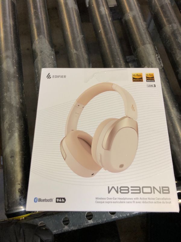 Photo 1 of Edifier W830NB Wireless Over Ear Headphones with -45dB Active Noise Cancelling, 94H Playtime, LDAC Hi-Res Sound, Spatial Audio, Fast Charging, Multipoint Connection, Bluetooth V5.4 - Ivory