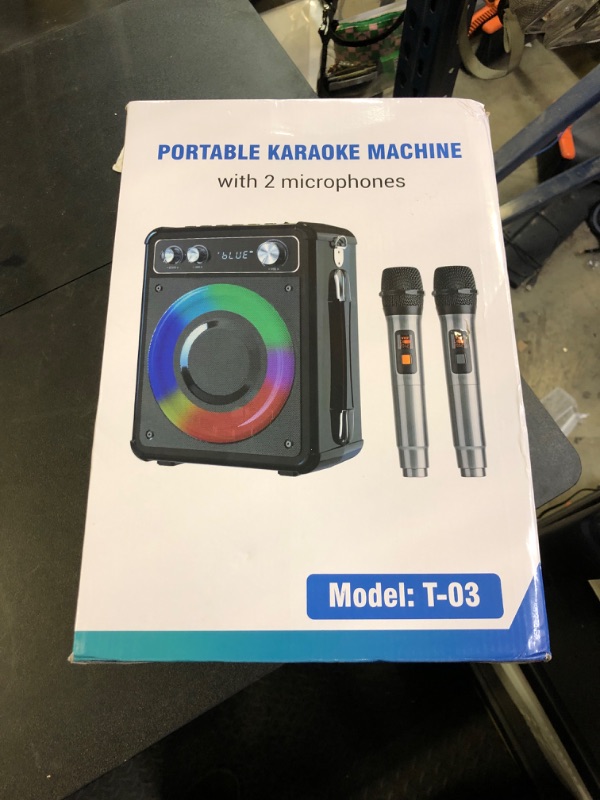 Photo 1 of PORTABLE KARAOKE MACHINE 
