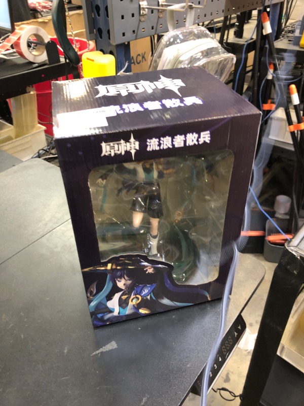 Photo 1 of RZAHUAHU G-I Wanderer 1/7 Figure PVC 25CM Anime Game Sumeru Scaramouche Character Desktop Ornaments Gift Kunikuzushi