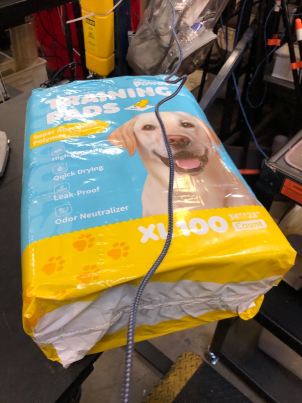 Photo 1 of 100-Pack X-Large Puppy Pads - 34'' x 28'' Pee Pads for Dogs Potty Training with Leak-Proof Quick-Dry Design, 6-Layer Dog Pads Extra Large, Blue