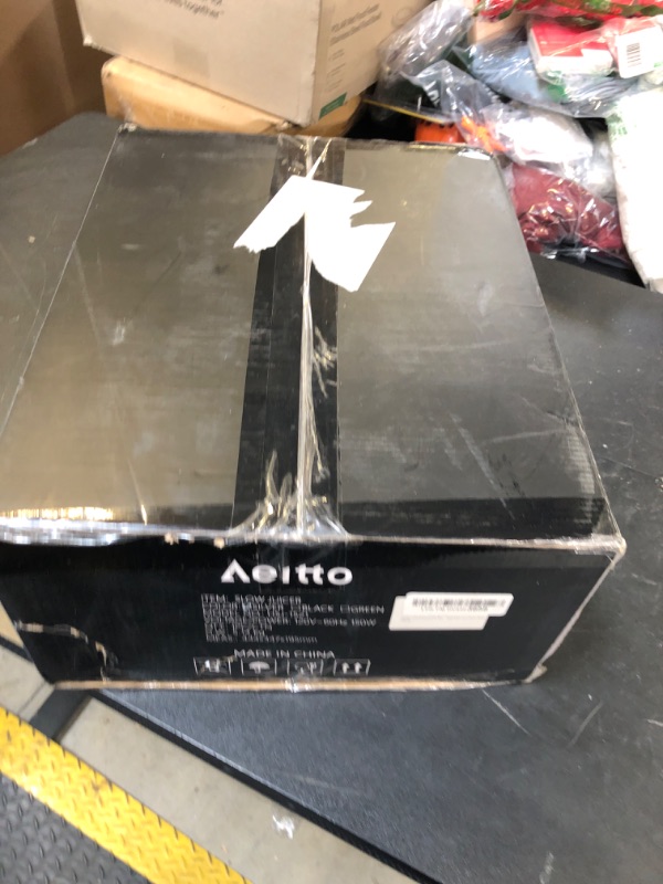 Photo 1 of Aeitto Cold Press Juicer Machines, 3.6 Inch Wide Chute, Large Capacity, High Juice Yield, 2 Masticating Juicer Modes, Easy to Clean Slow Juicer for Vegetable and Fruit, Silver