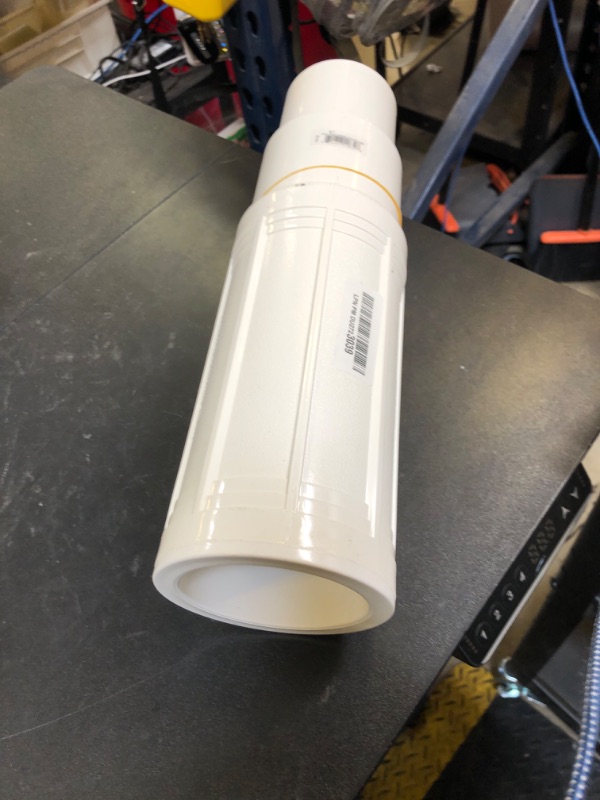 Photo 1 of NDS 118-30 3" Expansion Repair PVC Coupling for Broken or Cracked Pipe, White