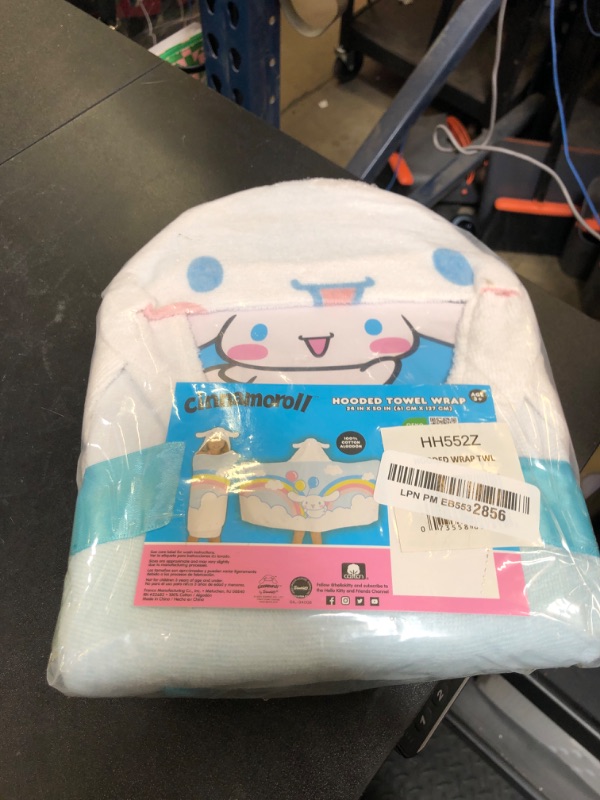 Photo 1 of Franco Sanrio Cinnamoroll Kids Super Soft Bath/Pool/Beach Soft Cotton Terry Hooded Towel Wrap, 24 in x 50 in, (Officially Licensed Product)