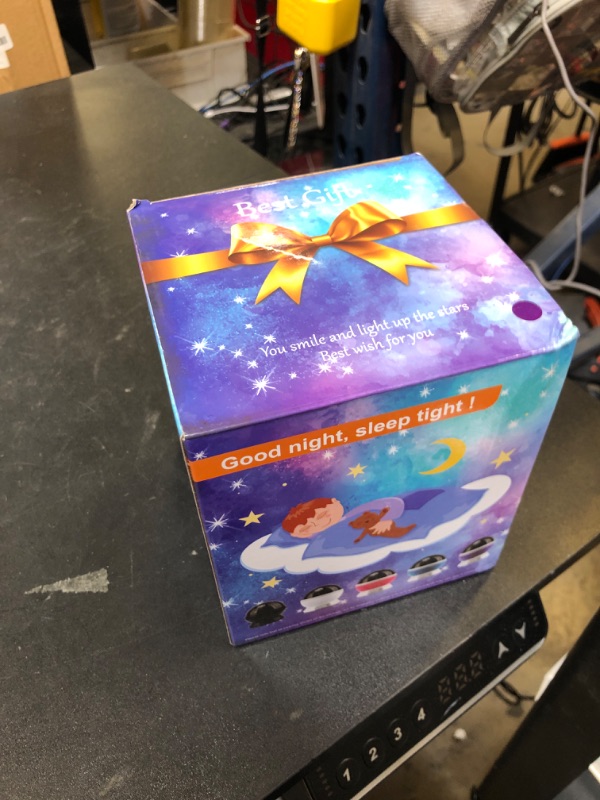 Photo 1 of MOKOQI Star Projector Night Lights for Kids, Birthday Gifts for 1-4-6-14 Year Old Girl and Boy, Projection Lamp for Kids Bedroom, Glow in The Dark Stars and Moon for Child Asleep Peacefully- Purple