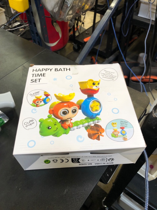 Photo 1 of Bath Toys for Kids Ages 1-3 Toddler Bathtub Toys for Babies 1 2 3 Year Old Boys Girls Water Bath Tub Toy for 12 18 Months Infant with Cups1044225908
