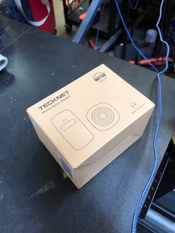 Photo 1 of Wireless Motion Sensor Door Chime, Fast Detection PIR Entry Alert with 61 Chimes, 5 Volume Levels, 1000Ft Range, RGB Light Indicator, Easy Install for Business, Home, Store, Elderly, Visitors