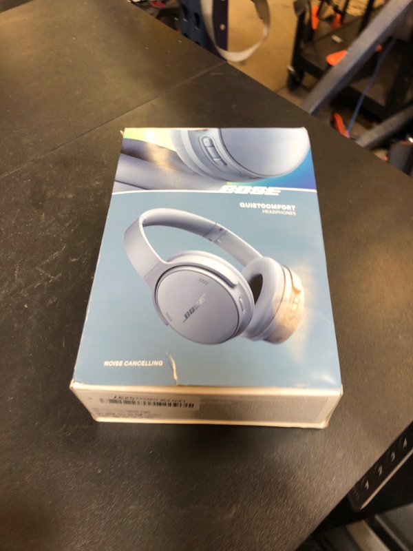 Photo 1 of Bose QuietComfort Bluetooth Headphones, Wireless Headphones with Active Over Ear Noise Cancelling and Mic, Deep Bass, Up to 24 Hours of Playtime, Blue Dusk - Limited Edition Color