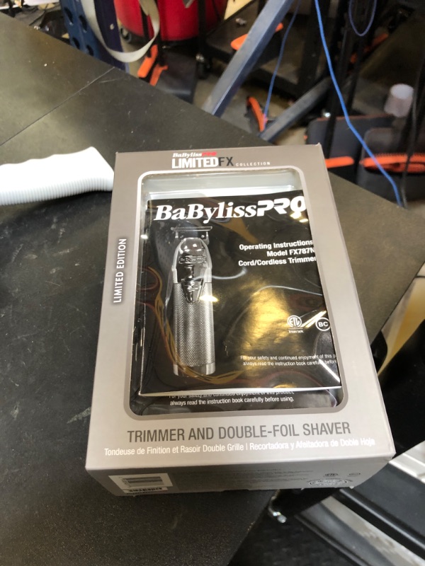 Photo 1 of BaBylissPRO LIMITEDFX Trimmer and Shaver Prepack - Matte Black (missing part)