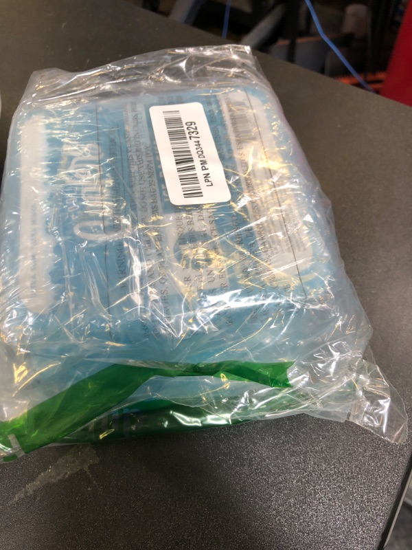 Photo 1 of Cool Coolers By Fit & Fresh 4 Pack Slim Ice Packs, Quick Freeze Space Saving Reusable Ice Packs for Lunch Boxes or Coolers, Blue