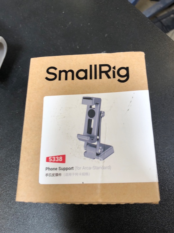 Photo 1 of SMALLRIG Metal Phone Mount with Baseplate for Arca-Swiss,Compatible for DJI RS 4 Mini & RS 3 Mini, Cell Phone Mount Adapter Support Free Adjustment Joints, Phone Tripod Mount for iPhone 16 15-5338