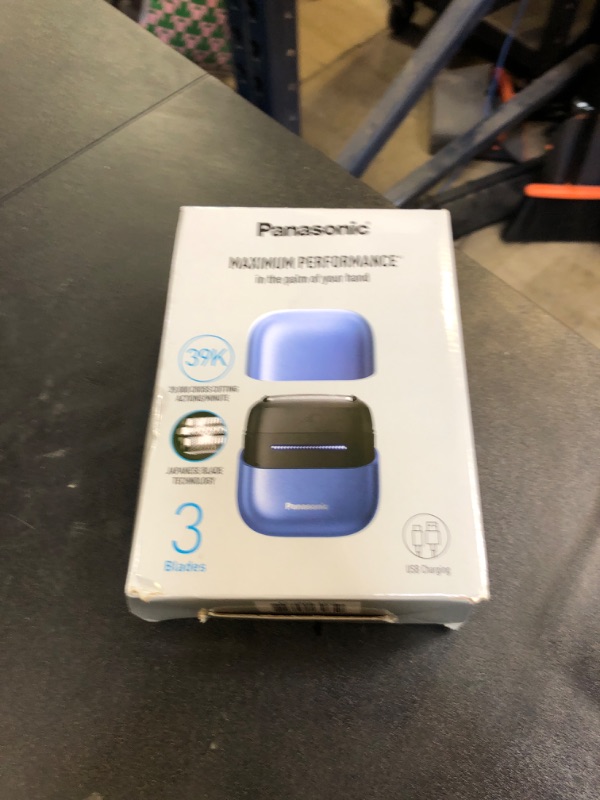 Photo 1 of Panasonic Swipe Right Travel Shaver for Women, Portable Electric Razor with USB-C Charging, 3-Blade Cutting System for Dry or Wet Use - ES-CM3A-V