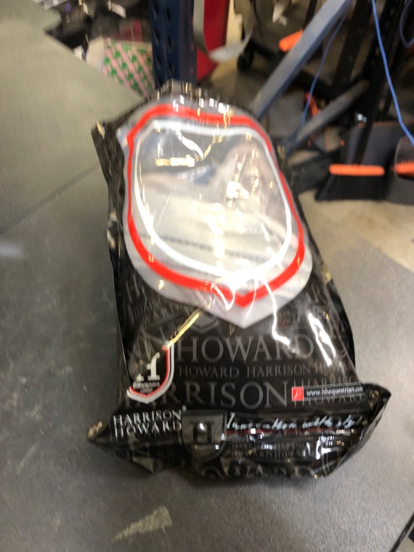 Photo 1 of Harrison Howard CareMaster Horse Fly Mask Half Face with Ears Moonlight Silver Large Full Size