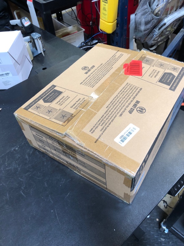 Photo 1 of ZMISHIBO Ceiling Fans with Lights and Remote, 19.7'' Low Profile Ceiling Fan, 3000-6000K Dimmable Modern Flush Mount LED Fan Light, 6 Wind Speeds, White Fandelier Ceiling Fans for Bedroom