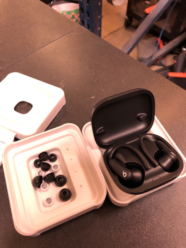 Photo 1 of Beats Powerbeats Pro 2 Wireless Bluetooth Earbuds - Noise Cancelling, Heart Rate Monitor, IPX4, Up to 45H Battery & Charging Case, Works with Apple & Android - Jet Black