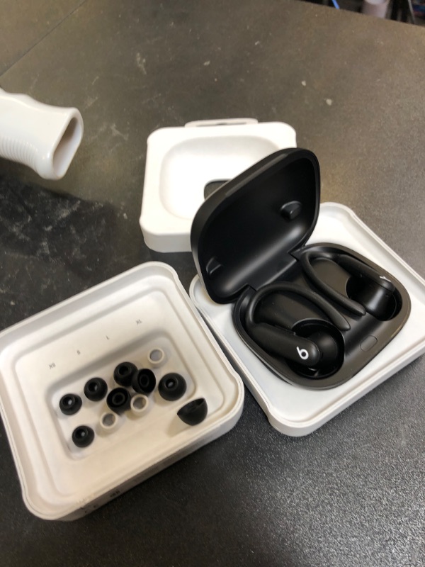 Photo 1 of Beats Powerbeats Pro 2 Wireless Bluetooth Earbuds - Noise Cancelling, Heart Rate Monitor, IPX4, Up to 45H Battery & Charging Case, Works with Apple & Android - Jet BlackY69NJ K