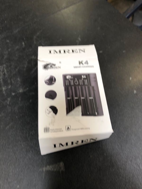 Photo 1 of IMREN 18650 Battery Charger,21700 Battery Charger for 3.7V 14500 10400 18500 18350 18650 18700 20700 21700 22650 26650 Li-ion Battery,1.2V Ni-MH/Ni-Cd Battery,4 Bay 18650 USB C Charger