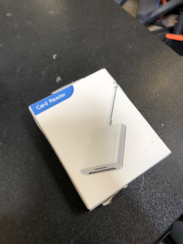 Photo 1 of SD Card Reader for iPhone iPad Camera,Dual Card Slot Memory Card Reader Supports SD and TF Card Trail Camera Viewer Sd Card Adapter Portable Micro Sd Card Reader No Application Required Plug and Play