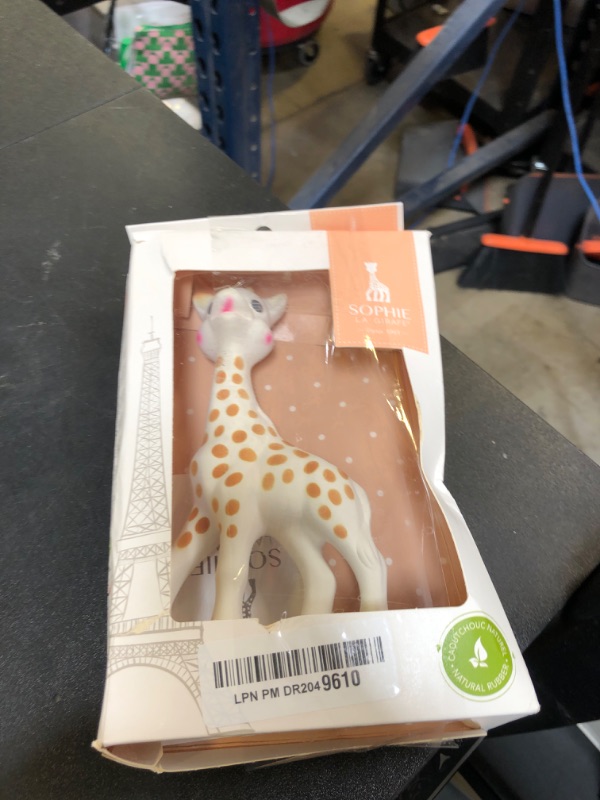 Photo 1 of Sophie la girafe | Handcrafted for 60 Years in France | 100% Natural Rubber | Designed for Teething Babies | Awaken All 5 Senses | Easy to Clean | Pack of 1