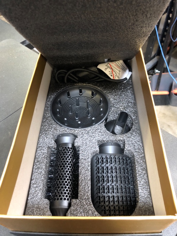 Photo 1 of Blow Dryer Brush 7inONE,110000RPM High-Speed Negative Ionic Hair Dryer with Diffuser Concentrator,Curling Iron Hair Straightener Round Brush Blow Out