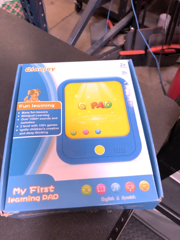 Photo 1 of Kids Learning Tablet Educational Learning Pad for Toddlers 2-5 to Learn Alphabets, Numbers, Foods, Time, Music, Vehicles,Jurassic Park, Tablet Toy for Toddlers Ages 2 3 4 5 6 Years Old