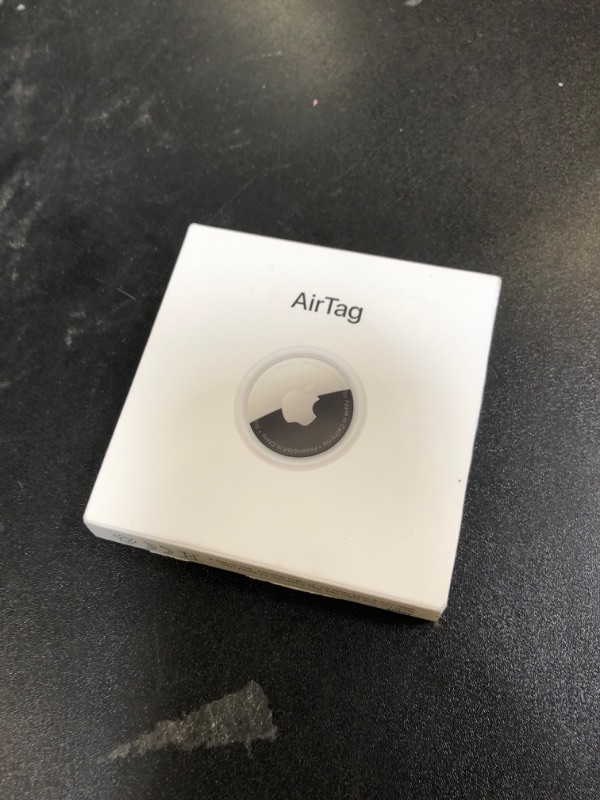 Photo 1 of Apple AirTag. Keep Track of and find Your Keys, Wallet, Luggage, Backpack, and More. Simple one-tap Set up with iPhone or iPad