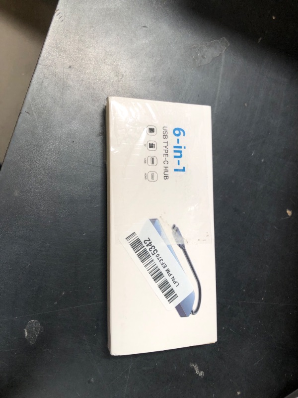 Photo 1 of USB C Hub, oditton 6 in 1 USB C Adapter for Mac Pro/Air, 4K HDMI, Super-Fast USB 3.0 Docking Station for Dell, Surface, HP, Lenovo, and More (SD/TF,4K HDMI,USB A 3.0)