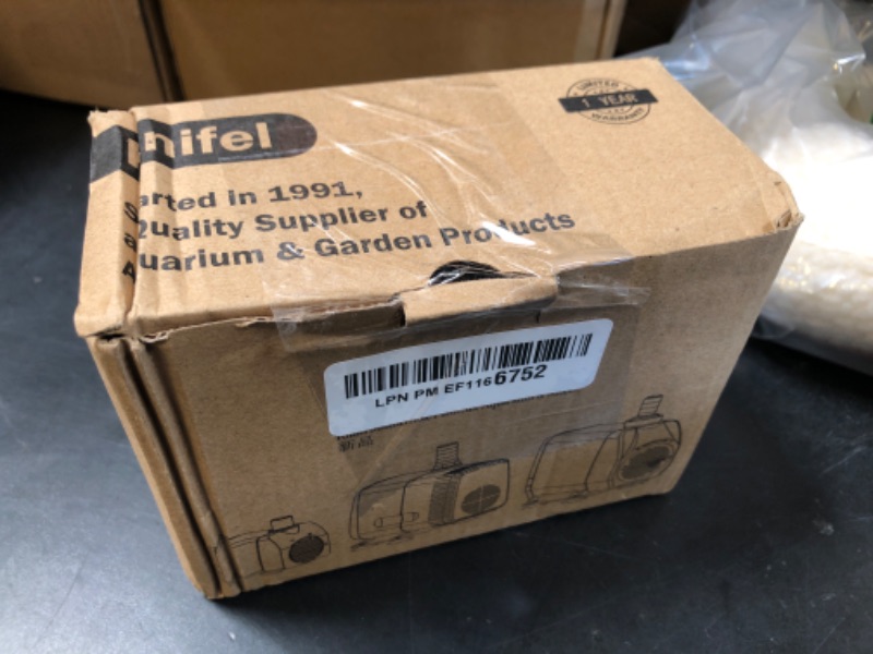 Photo 1 of Knifel Submersible Pump 200GPH Ultra Quiet with Dry Burning Protection 5.2ft High Lift for Fountains, Hydroponics, Ponds, Aquariums & More…