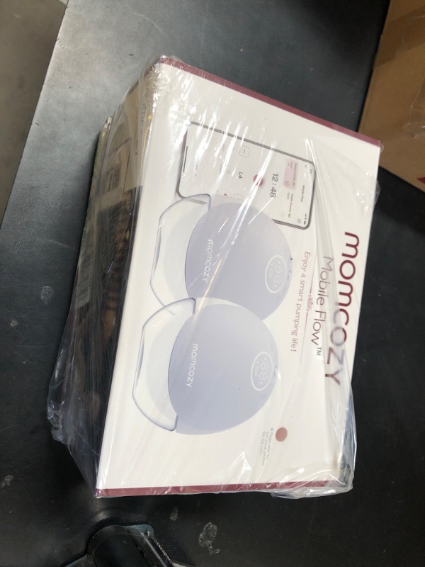 Photo 1 of Momcozy Breast Pump Hospital-Grade, Hands Free Breast Pump App with Leak-Proof DoubleFit Flange, Personalized Multi-Modes & 15 Levels, 2 Count