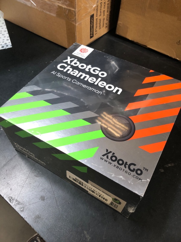 Photo 1 of XbotGo Chameleon AI Auto Sports Action Camera - 4K 60FPS Soccer Camera and Basketball Tracking Camera for Team Sports, Live Streaming, No Subscription, Works with iOS & Android (Lemon Green)