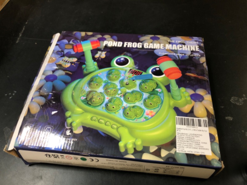 Photo 1 of HopeRock Toys for 2 3 4 5 Year Old Boy,Toddler Toys Age 2-4, Whack A Frog Game,with 5 Modes,45 Levels,9 Music Spray and Light-up, Baby Toy Gifts for Early Learning, Birthday Gift for Toddler Boy Toys